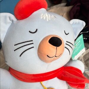 Plush Sleepy Cat weighted Stuffed Animal